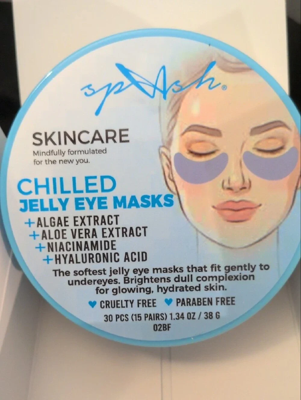Spa Set With Wristlet, Eye Masks,Grace Cole Lotion, And Face Mask